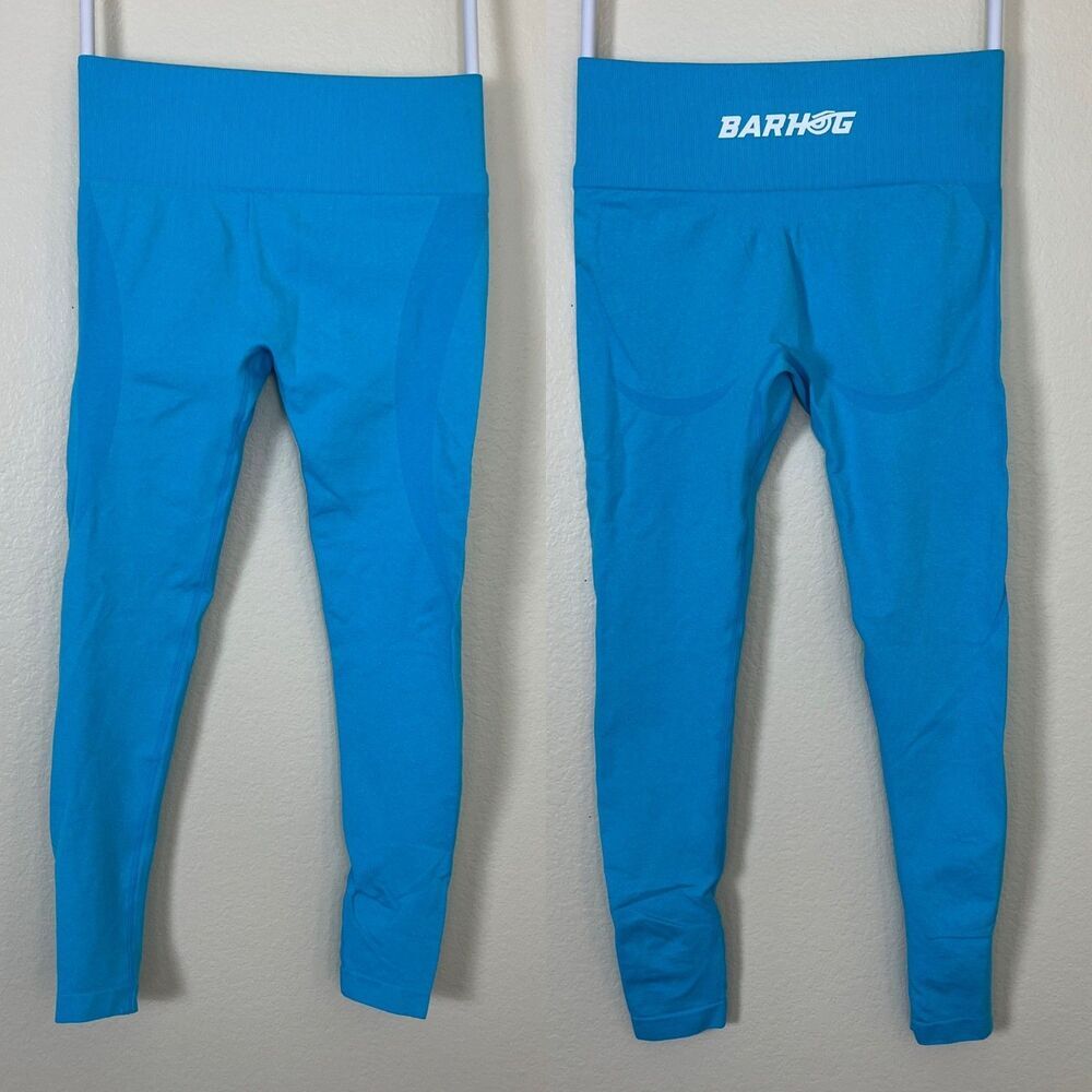 Barhog Women Size S/M Blue Seamless High Rise Contour Legging Athletic Workout